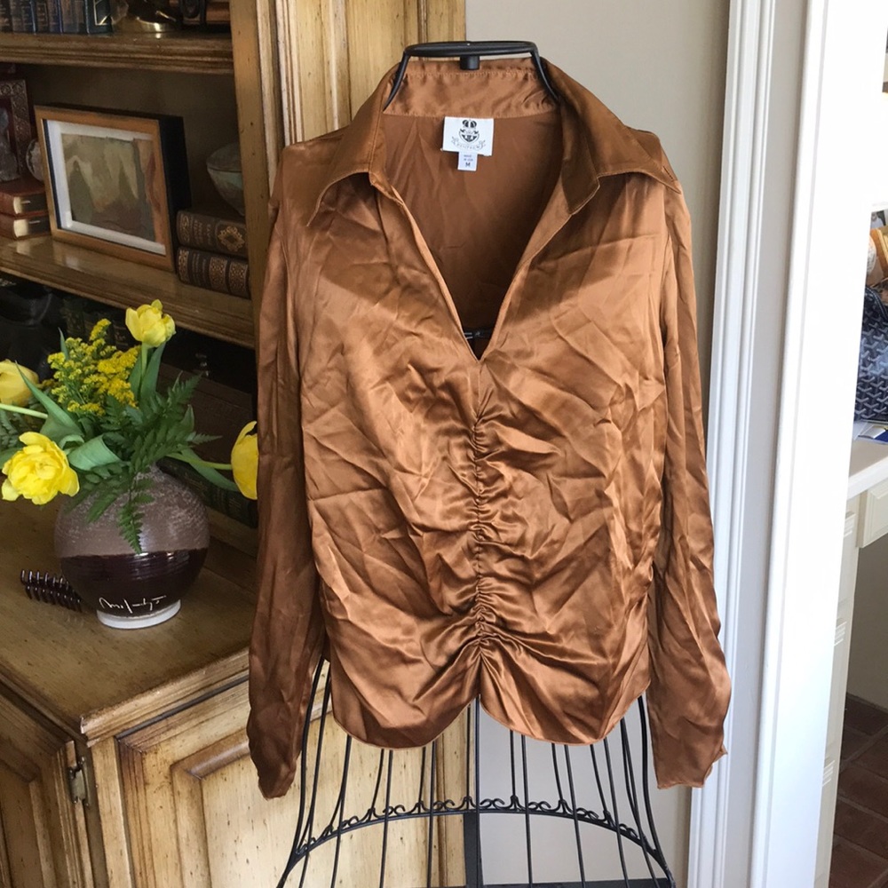100% silk shirt